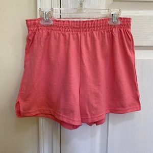 Soffe Authentic coral cheer shorts
